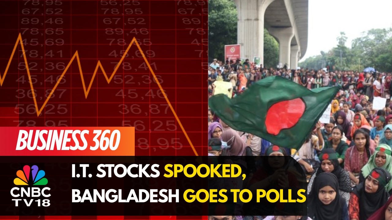 Indian IT Stocks Hammered, New Inflation Series, Bangladesh Goes To Polls & More | CNBC TV18