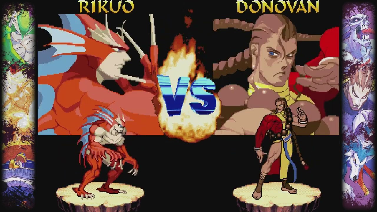 Night Warriors: Darkstalkers Revenge (Xbox One) Arcade as Rikuo