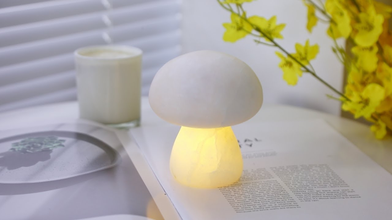 Mushora Table Lamp | A Mushroom-Inspired Glow for Cozy Nights