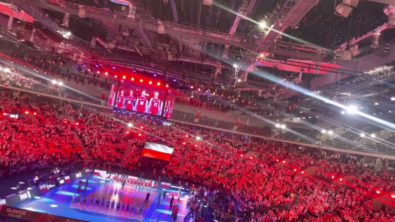 Polska - Serbia - Mazurek Dąbrowskiego - ćwierćfinał MŚ Gliwice 2022