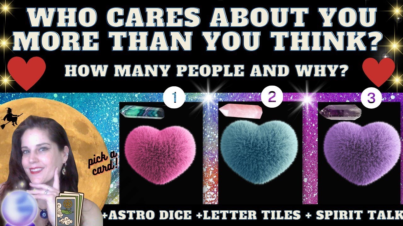 WHO CARES ABOUT YOU MORE THAN YOU THINK?♥Love/Romance TAROT PICK A CARD (+Spirit Talk + Astro Dice)