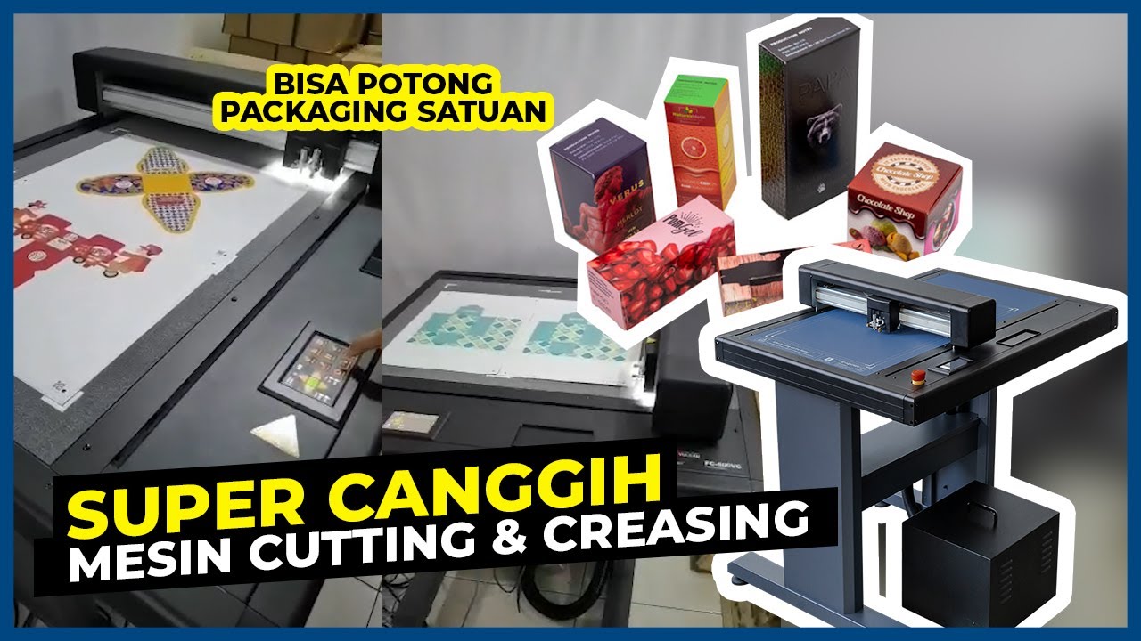 Membuat Kemasan Box Produk Super Cepat Menggunakan Mesin Cutting Vulcan FC500 - VC