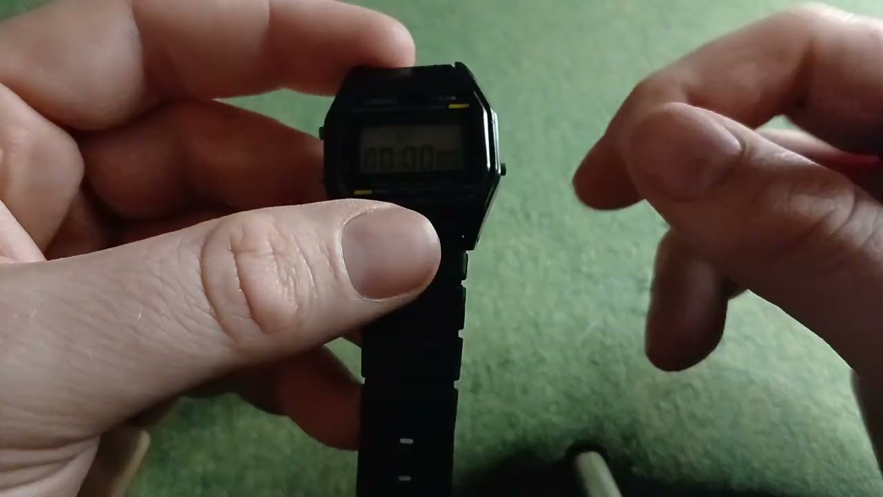Как пользоваться секундомером Casio f-88w