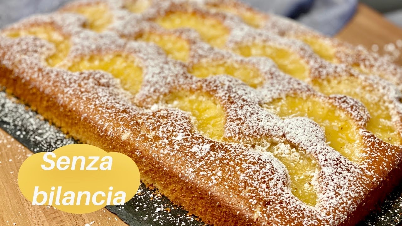 Torta soffice all´ananas senza bilancia e senza burro pronta in 5 minuti