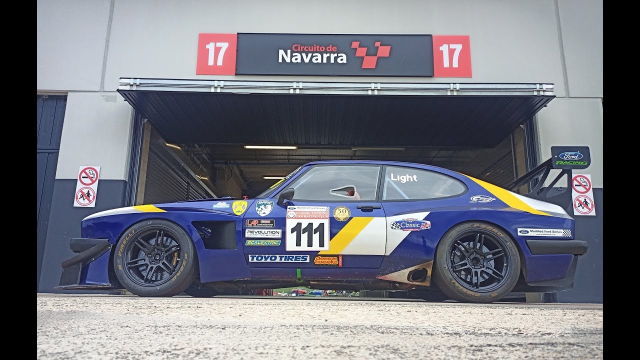 Modified Fords, Navarra, Spain - 6th Oct 2024 - Race 3 - Capri 32V Cobra V8