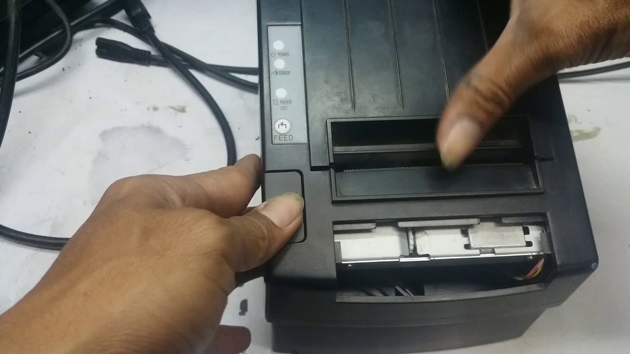 How to fix Gsan POS printer Paper cutter problem won't open