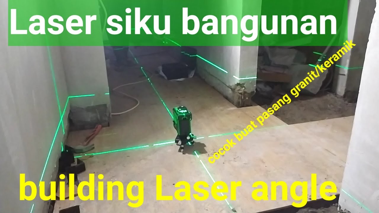 gunakan alat ini agar bangunan menyiku Laser 12 Line model terbaru