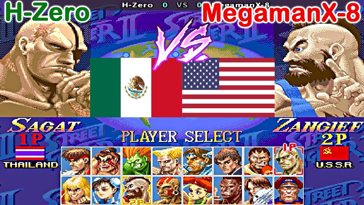 Super Street Fighter II X: Grand Master Challenge - H-Zero vs MegamanX-8