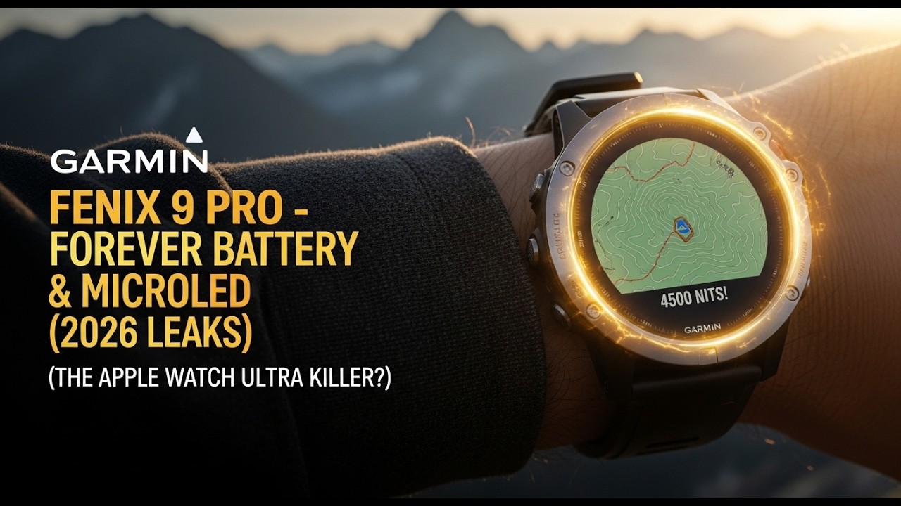 Garmin Fenix ​​9 Pro: Oficjalne przecieki z 2026 r. ujawniają &bdquo;wieczną baterię&rdquo; i MicroLED!