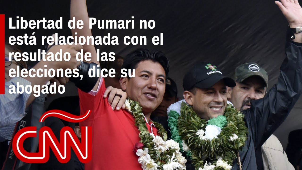 Libertad de Pumari no está relacionada con el resultado de las elecciones, dice su abogado
