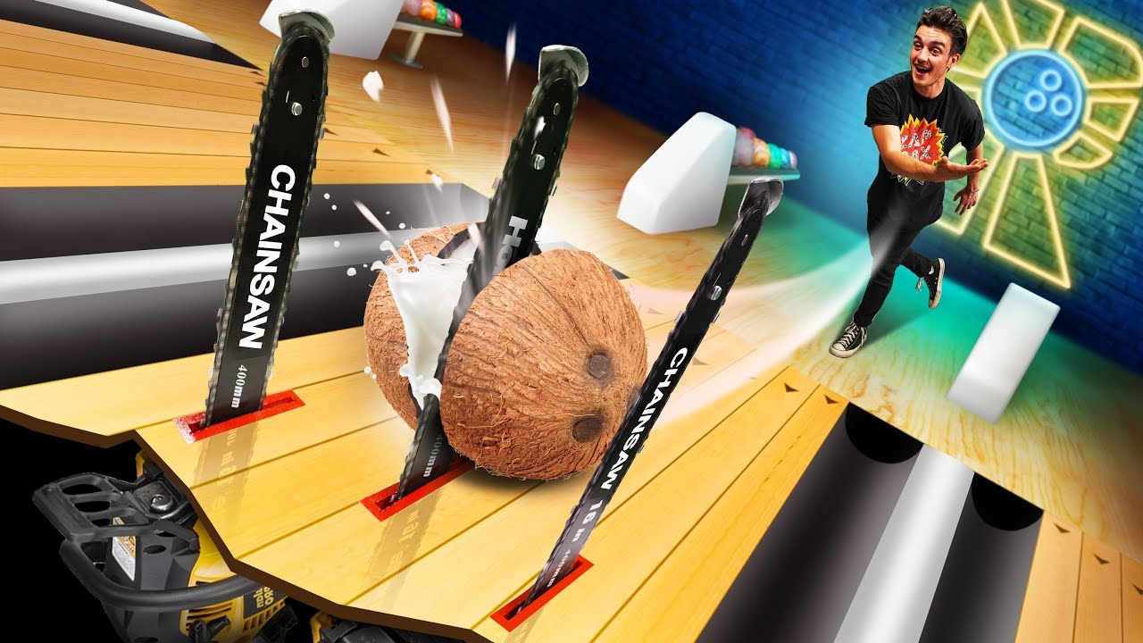 Chainsaw Bowling Challenge!