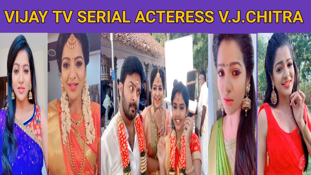 Vijay TV Serial Actress V.J.Chitra Tamil Tik Tok | Musically