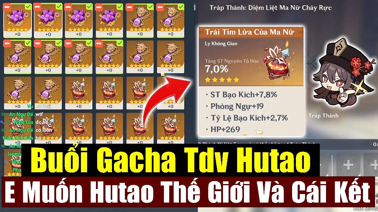 #2 Buổi Gacha TDV Hutao : Phù Thủy Andz Tiếp Tục Nhào Nặn TDV Cho Đường Chủ