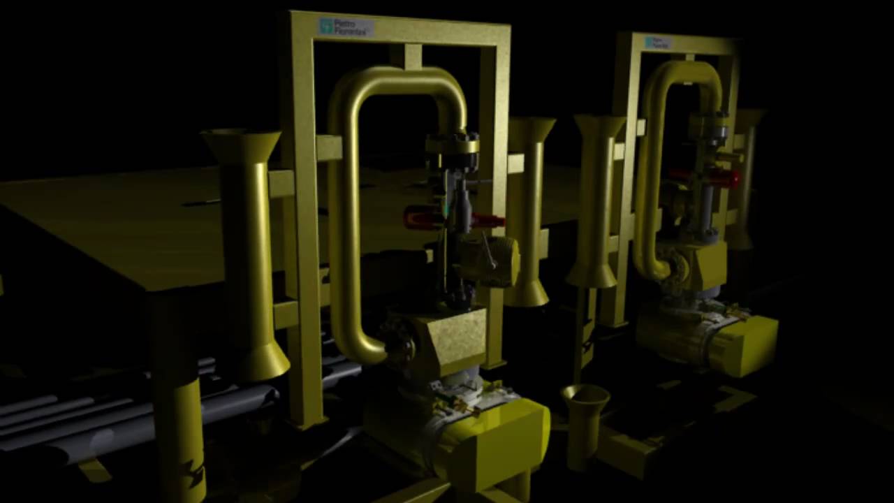 Pietro Fiorentini Subsea Multiphase Flowmeter Animation