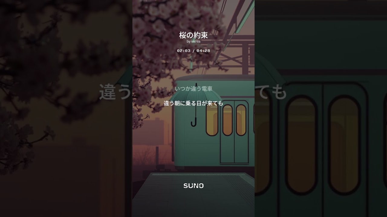 桜の約束　#作詞ekrea 　#Jポップバラード　#suno 　©️2025𝑬𝒌𝒓𝒆𝒂
