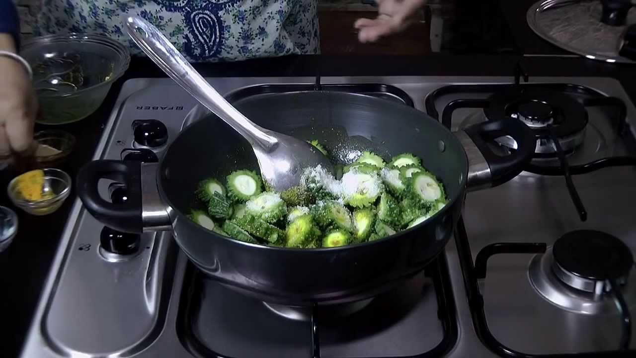 Karela stir fry - Karela Masala Sabzi Recipe