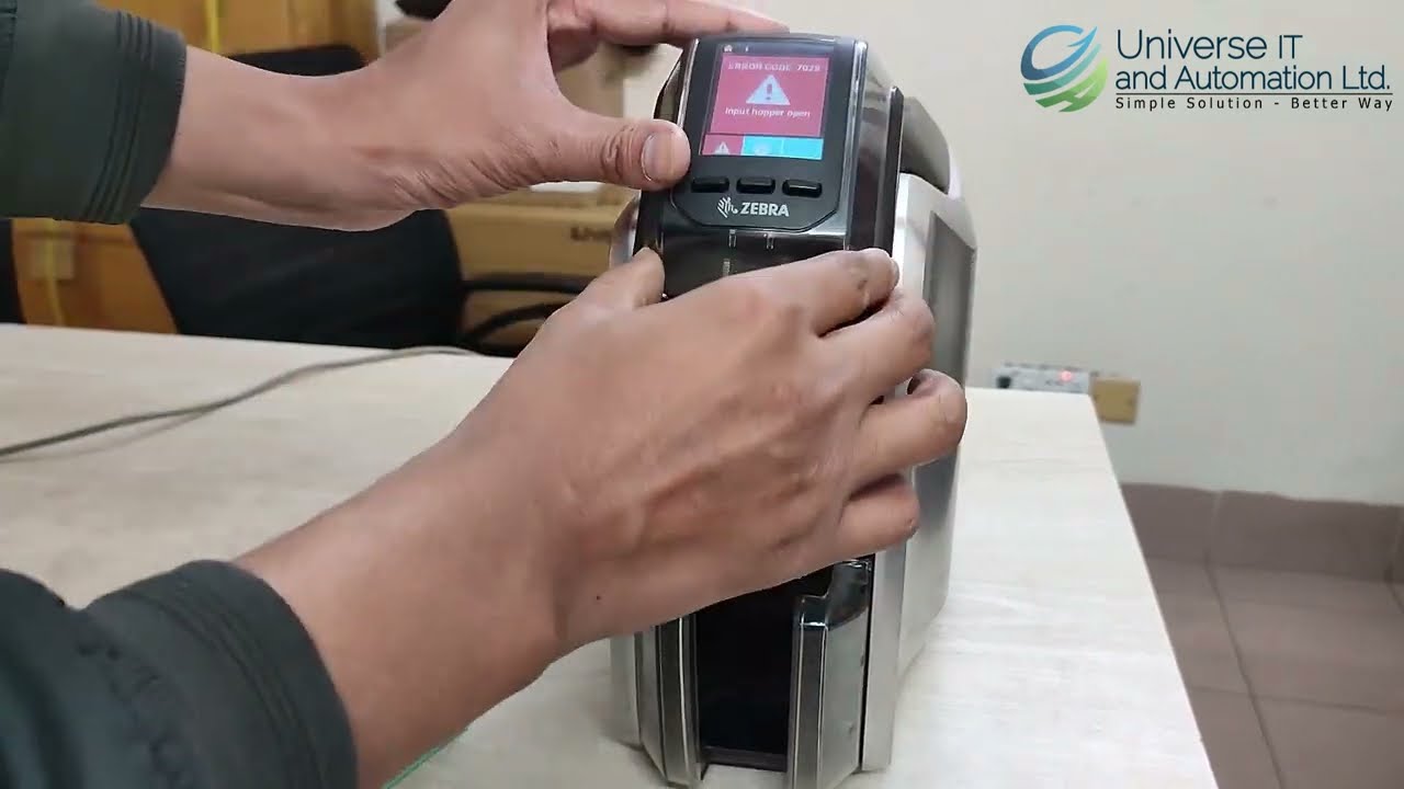 Zebra ZC300 Card Feeding Failed | Error Code 7001 | ZC300 | Support  01823021975