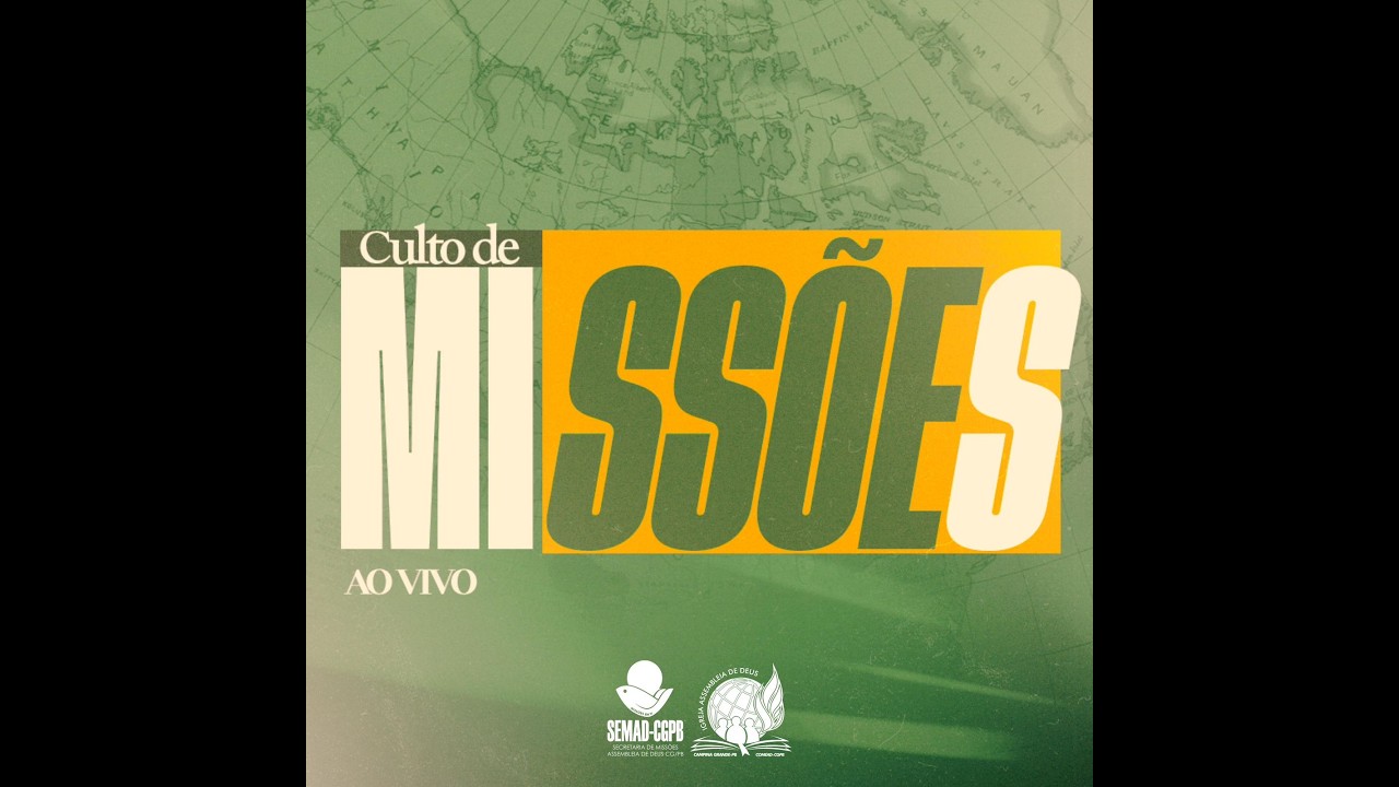 CULTO DE MISSÕES | AO VIVO | 08/03/2026