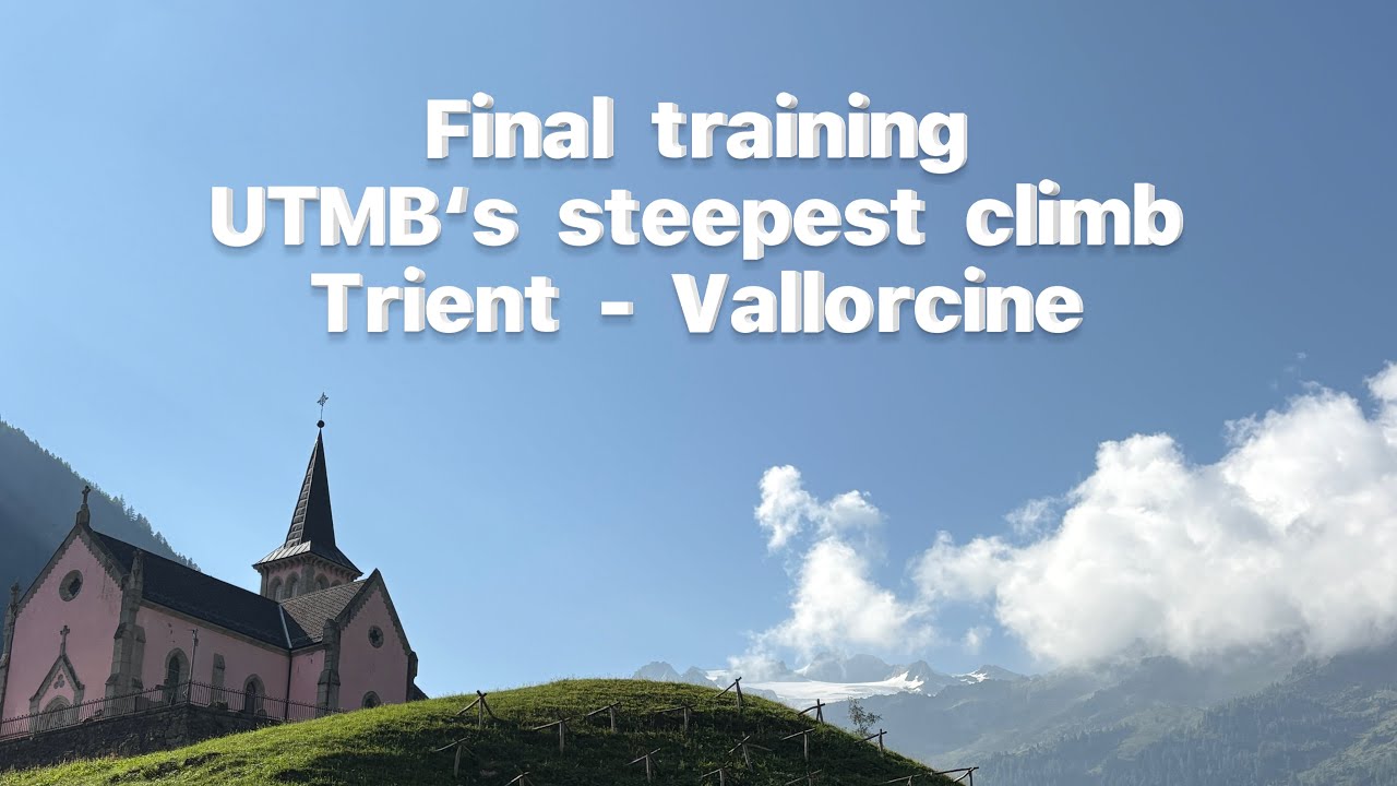 Trient 🇨🇭 - Vallorcine 🇫🇷 - #Trailrun on steepest part of the #UTMB course