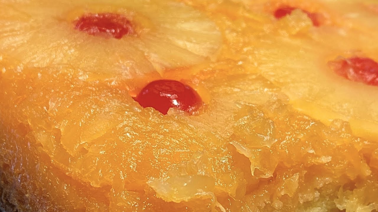 Pineapple Upside Down Cake | Easy Moist & Buttery Classic Dessert
