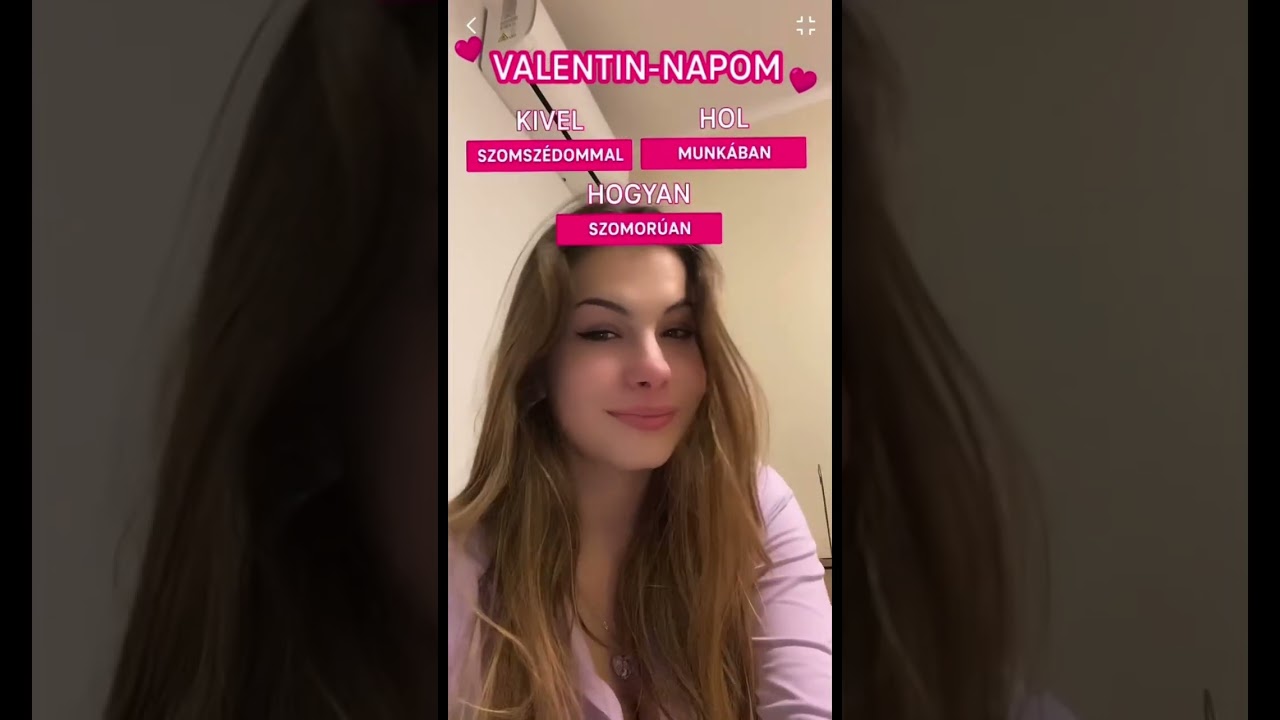 VALENTIN-NAP A SZOMSZ&Eacute;DOMMAL??😳💀 |Orosz Anett #valentinnap #hungary #comedy #oroszanett