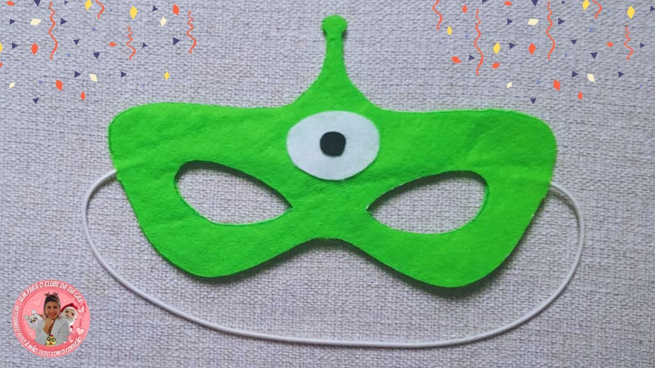 👽 Como Fazer Máscara de Alienígena de Feltro Sem Costura | Fácil, Rápido e Lucrativo