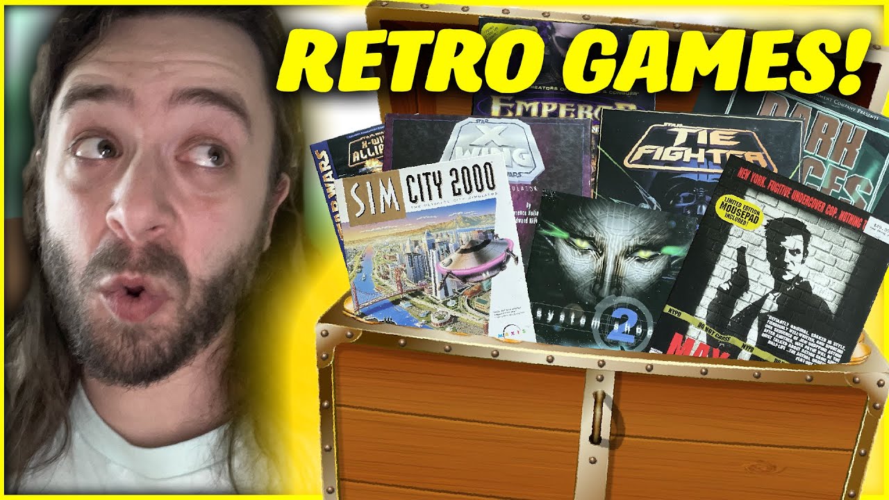 UNBOXING RETRO BIG BOX PC CLASSICS! 15+ GAMES