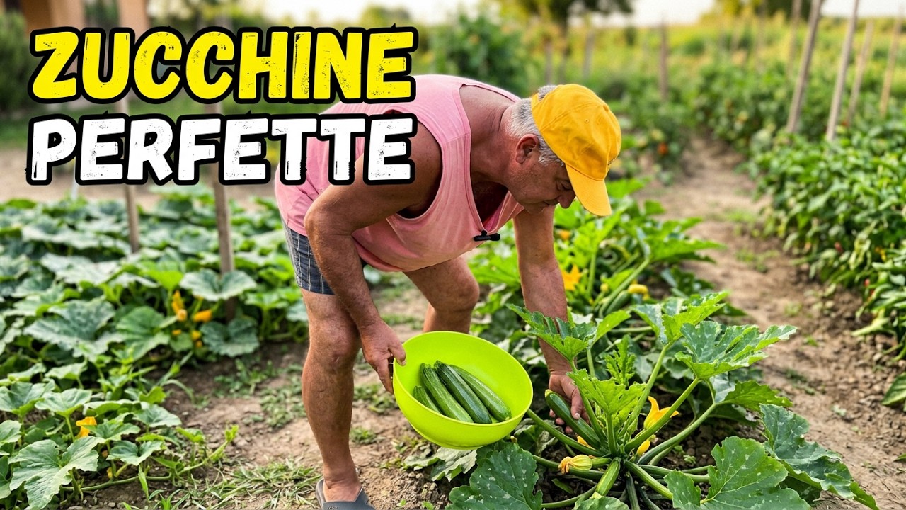 Come RACCOGLIERE le ZUCCHINE nell’ORTO!