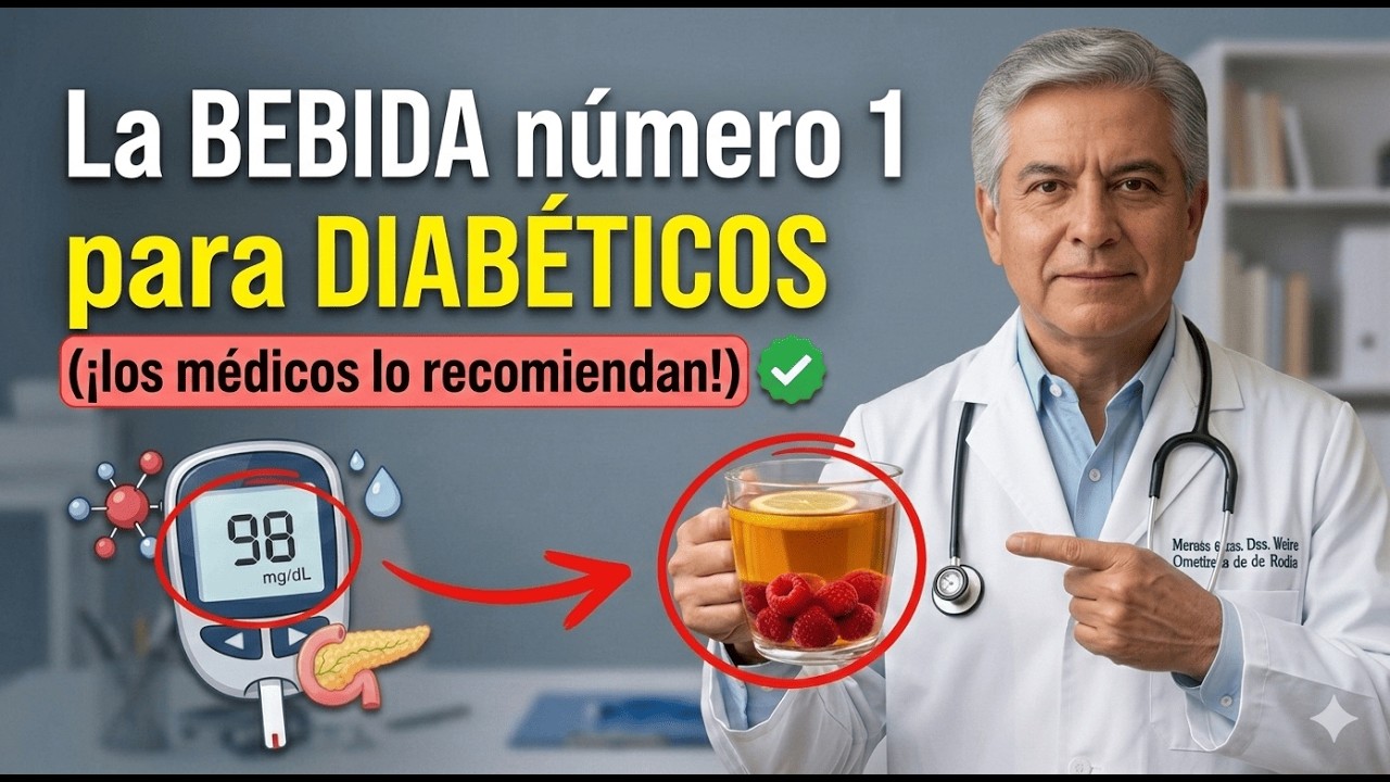 La BEBIDA número 1 para DIABÉTICOS (¡los médicos lo recomiendan!)