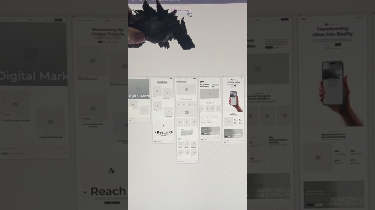 Describe your design and create webpage design in minutes. #aidesign #websitedesign #figma #aitools