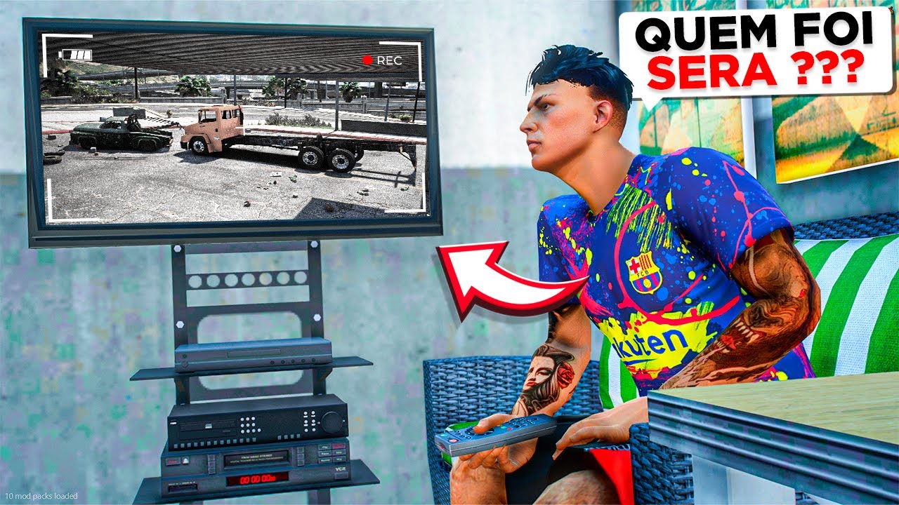 GTA V VIDA DE CAMINHONEIRO | ROUBARAM MEU CAMINHÃO NA FRENTE DA OFICINA DO MEU AMIGO 😭 #214