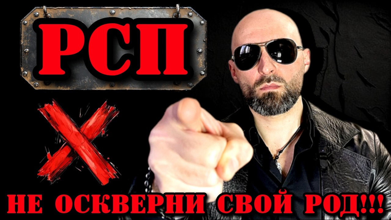 РСП. НЕ ОСКВЕРНИ СВОЙ РОД!!!