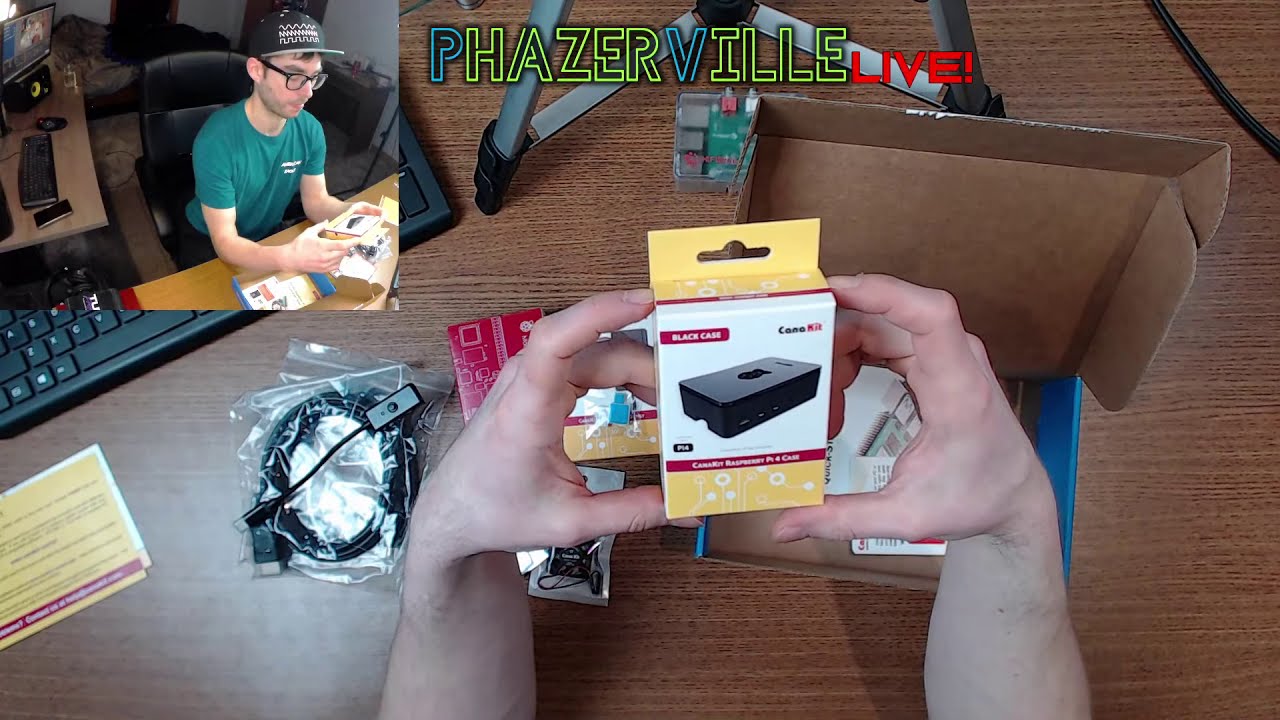 🔴[Live] Raspberry Pi 4 Unboxing | Phazerville LIVE