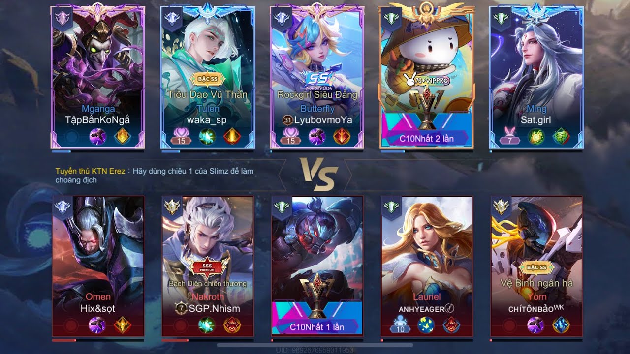 Test skin Slimz Thỏ Bảy Màu bắn nát đội hình team bạn (1/9/2024)