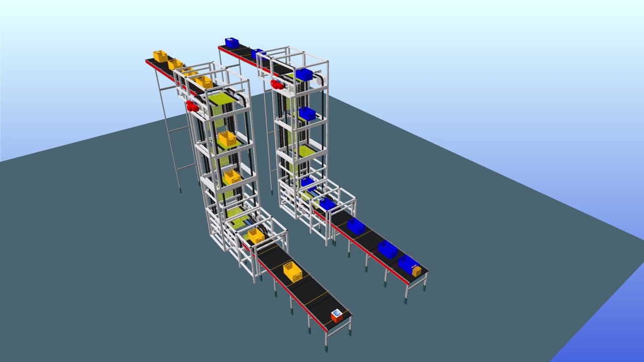 Nerak S Shape Continuous Platform Elevator