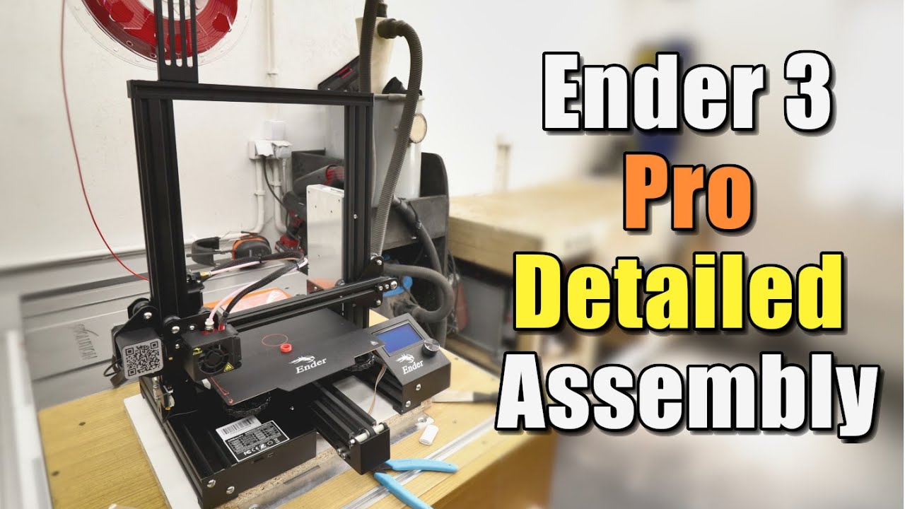 Budget 3D Printer Ender 3 Pro Detailed Assembly | 3D Printer for Beginners