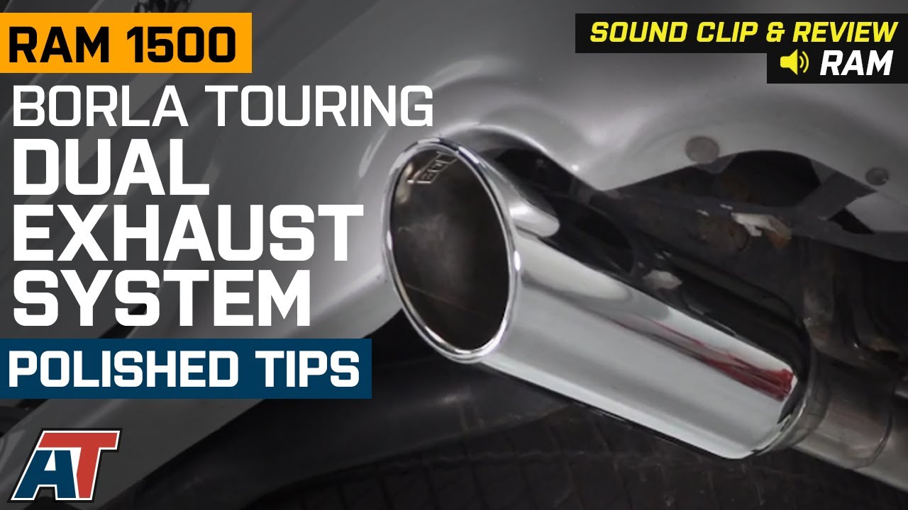 2009-2018 RAM 1500 Borla Touring Dual Exhaust System w/ Polished Tips Sound Clip & Review