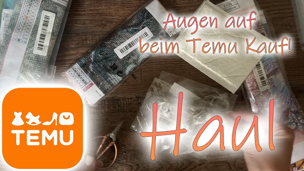 TEMU Haul | Augen auf beim Temu Kauf! Diamond Painting & Mehr - kleine Fehlgriffe und schöne Dinge
