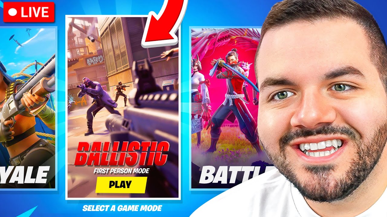 FORTNITE FIRST PERSON MODE ANNOUNCED!