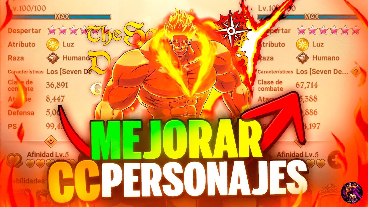 ¿CÓMO PUEDES MEJORAR el CC de tus PERSONAJES y EQUIPO? Guía completa | 7DS: Grand Cross