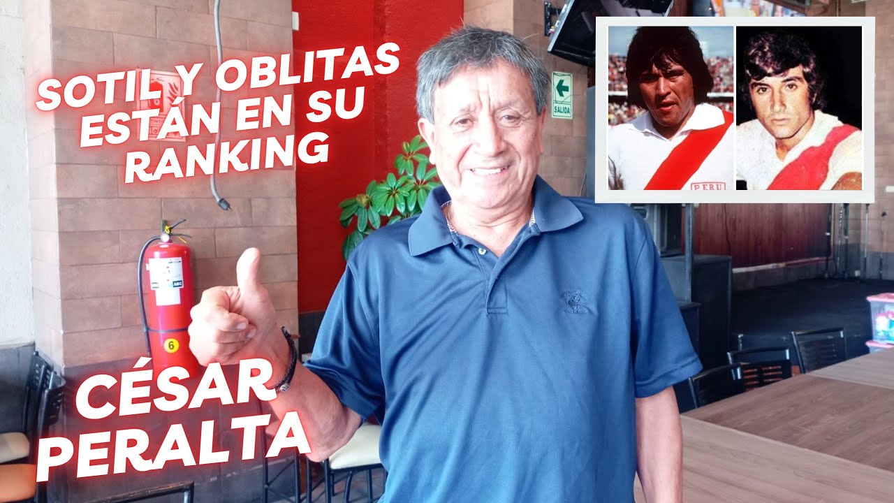 Los cinco mejores jugadores que vio César Peralta. Ex futbolista