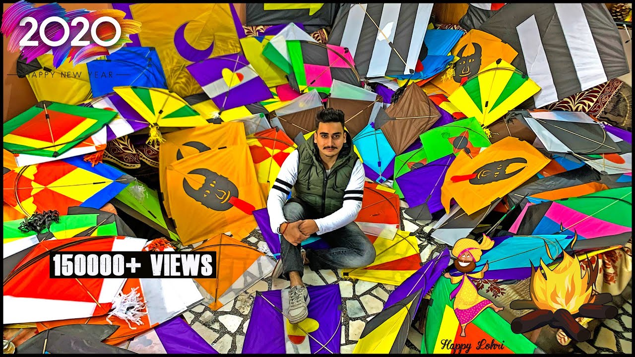 Armano Mein Phira Pani || Lohri Day Ruined || Kites Collection For Lohri || Lohri Vlog