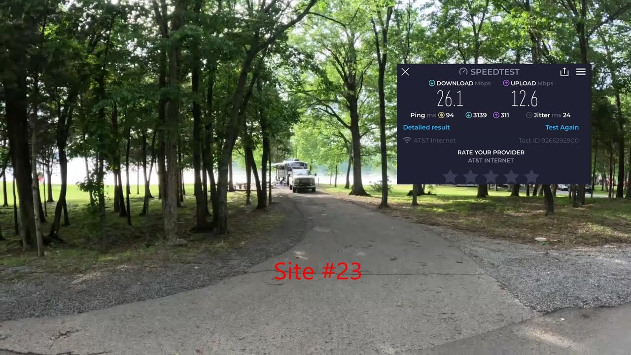 Seven Points Campground Walkthru, RV Camping