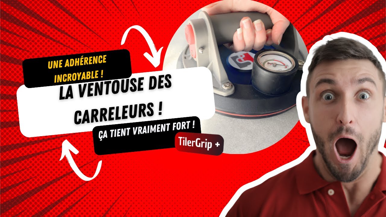 🔹 Ventouses Carrelage TilerGrip+ : Manipulez les Grands Formats en Toute Sécurité