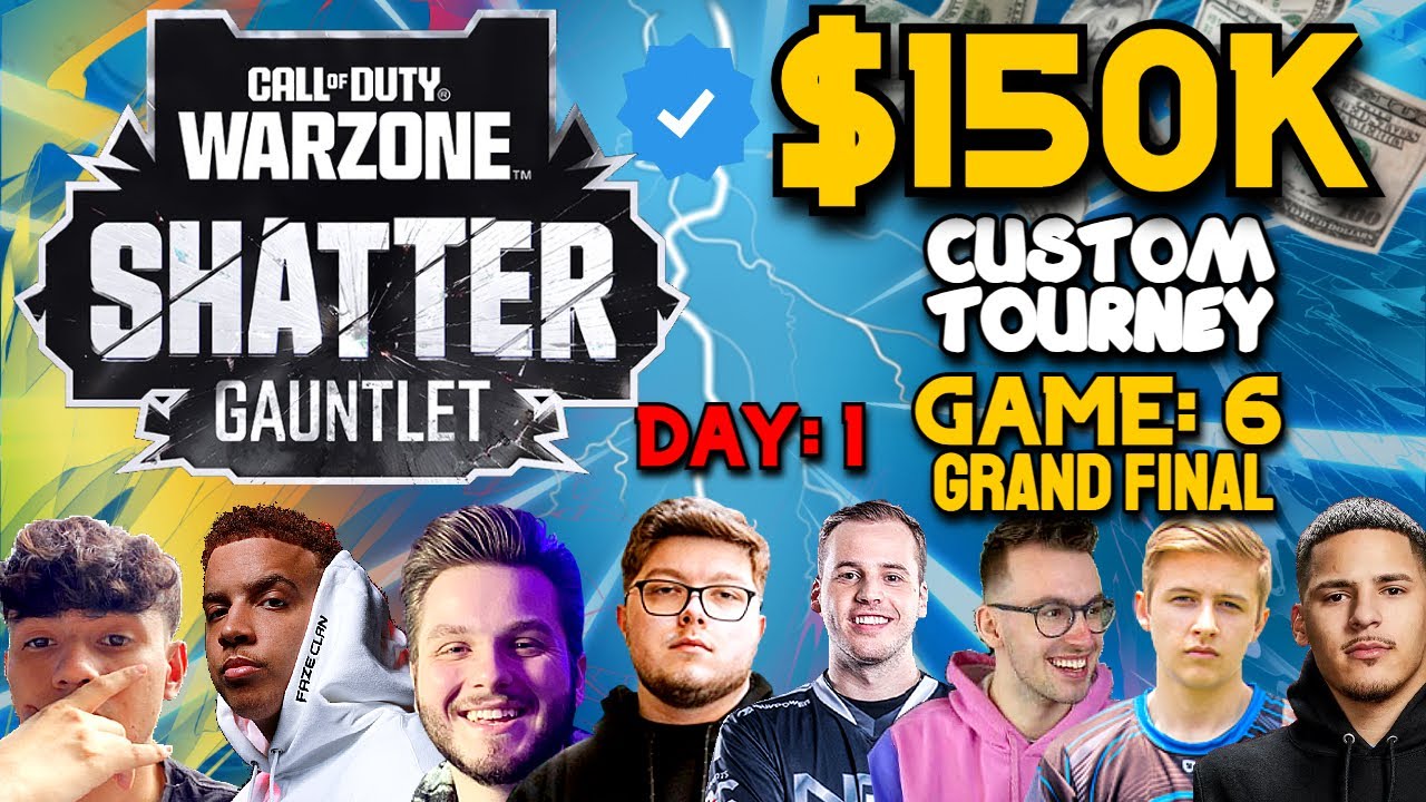 *FINAL* $150K Warzone Shatter Gauntlet Customs Urzikstan Tournament / Day: 1 - Game: 6