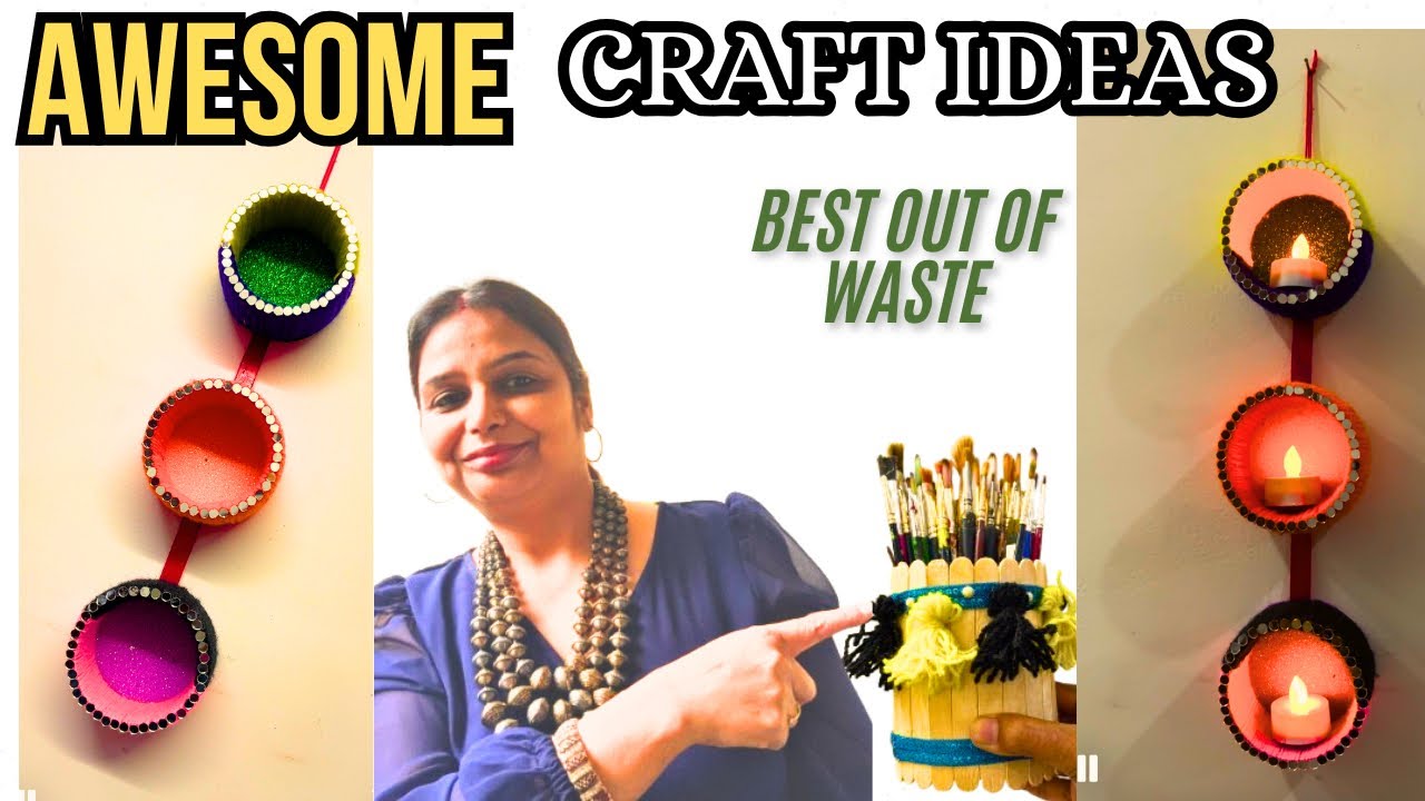 DIYs Empty Tape Roll Craft Ideas | Best Out Of Waste | Recycled Cardboard Roll Craft