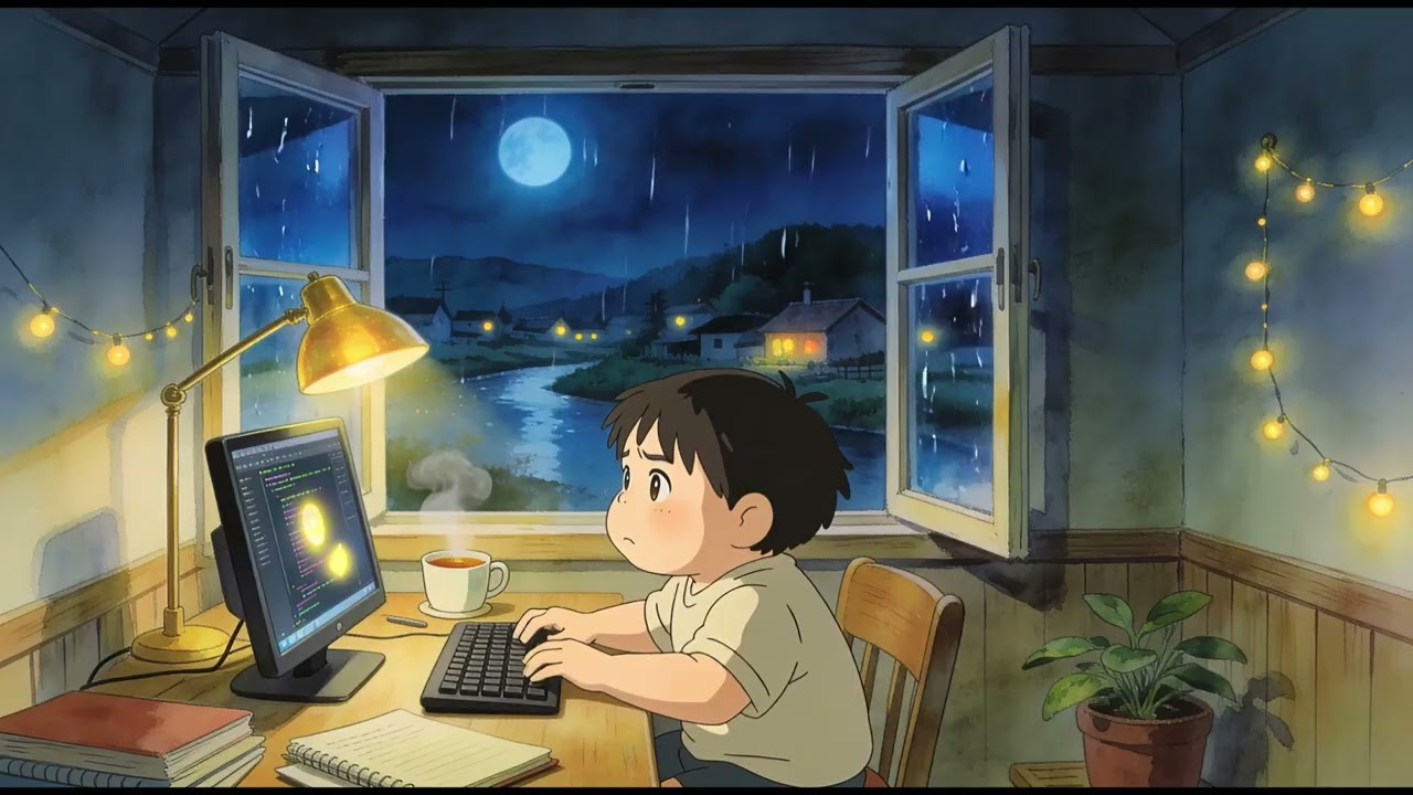 Deep Work & Concentration | Cozy Night Coding Lo-Fi #focusmusic