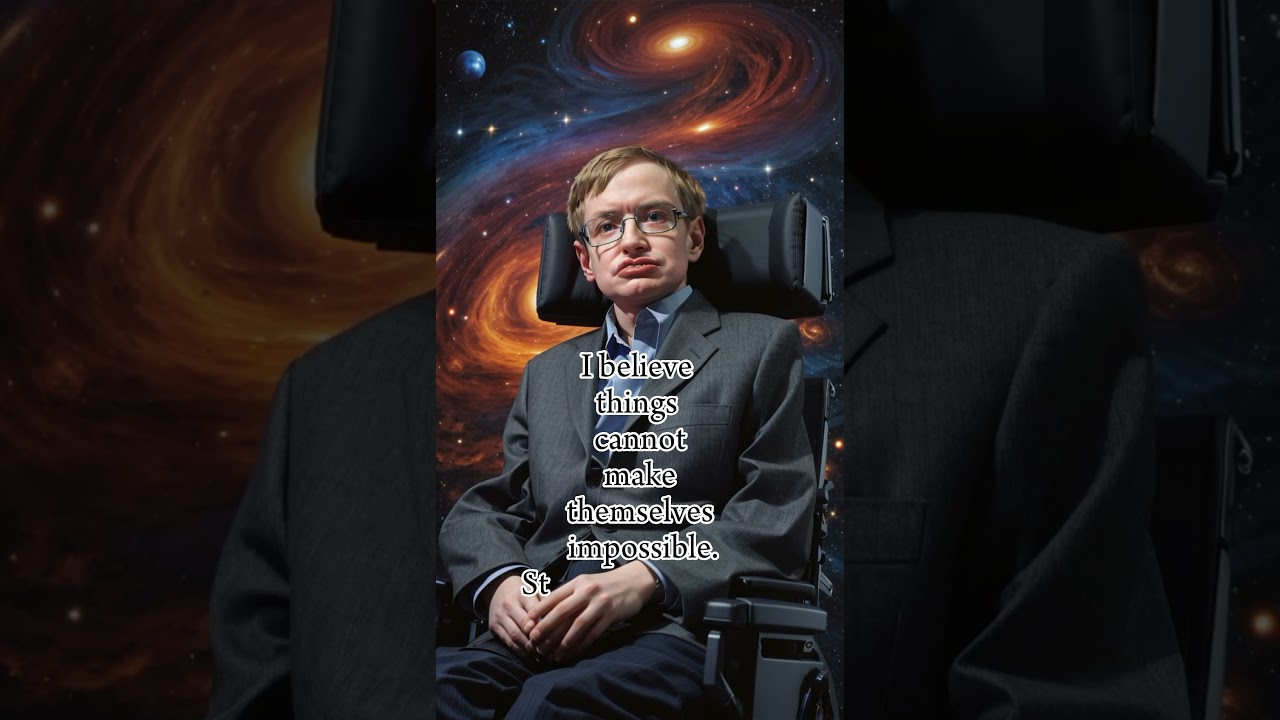 Stephen Hawking wisdom.#quotes#motivationalvideo#life#wisdom#inspiration#science#physics#hawking