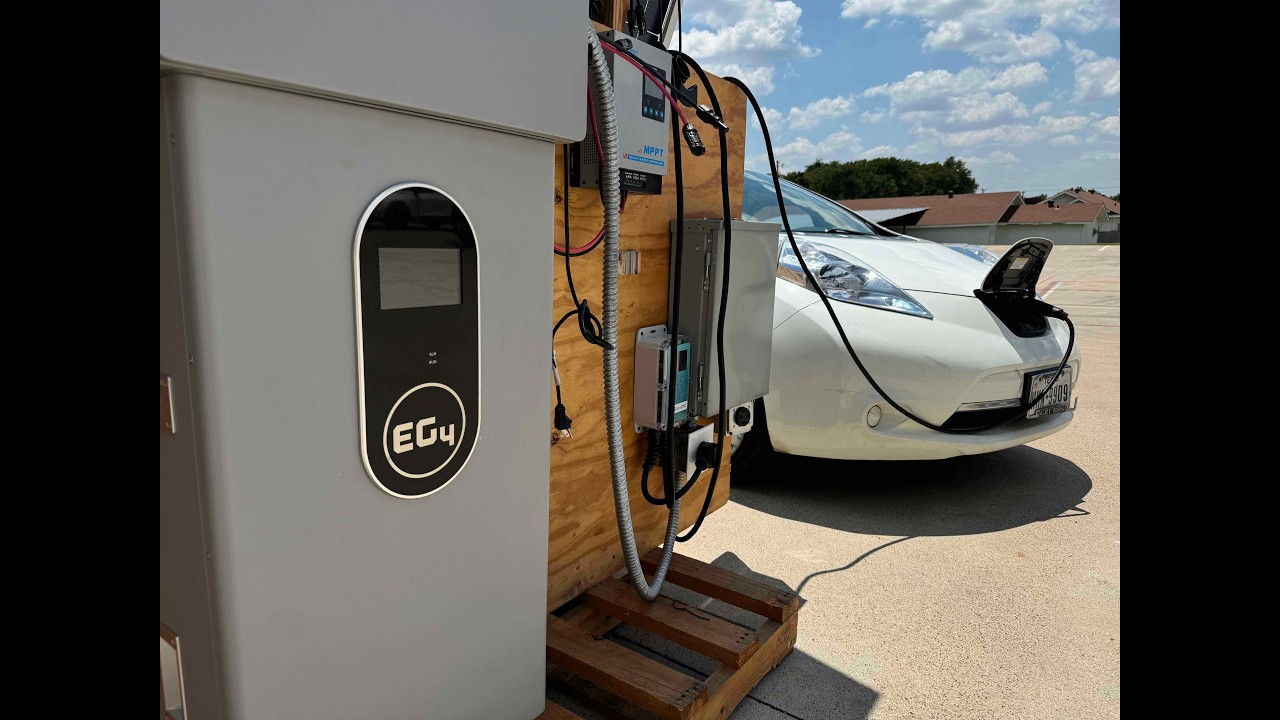 Solar Upgrade for EG4 EV Charging Station