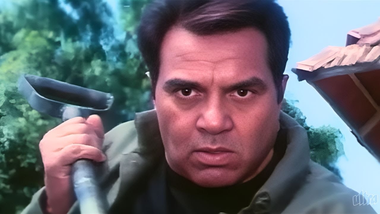 धरम पाजी का खतरनाक एक्शन👊🏻🔥| Dharmendra | Amrish Puri | Kundan (1993) | Bollywood Action Scene